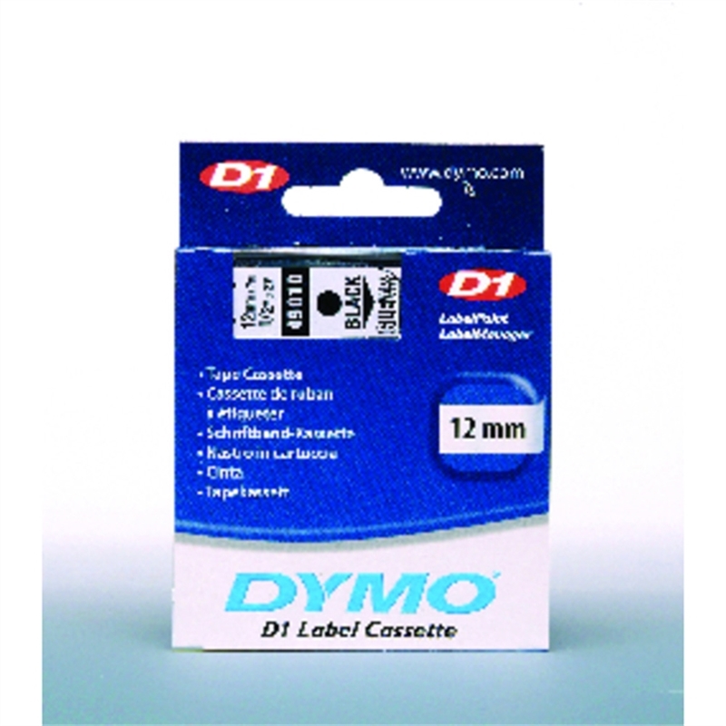 dymo-schriftbandkassette-d1-12-mm-x-7-m-schwarz-auf-farblos