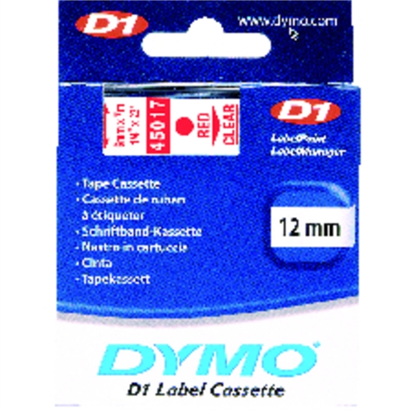 dymo-schriftbandkassette-d1-12-mm-x-7-m-rot-auf-farblos