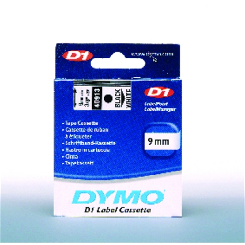 dymo-schriftbandkassette-d1-9-mm-x-7-m-schwarz-auf-weiss