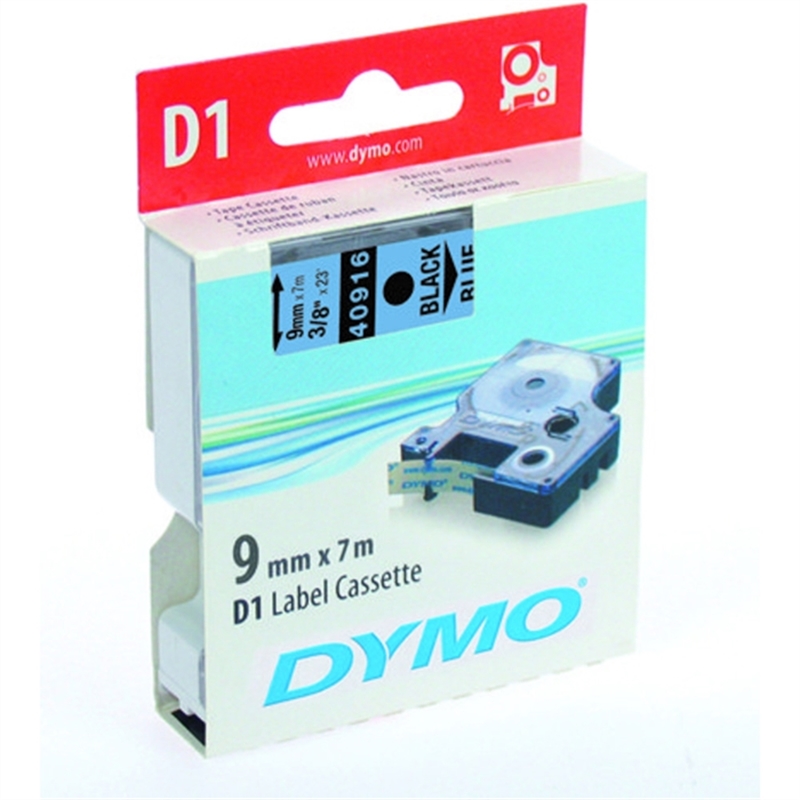 dymo-schriftbandkassette-d1-9-mm-x-7-m-schwarz-auf-blau