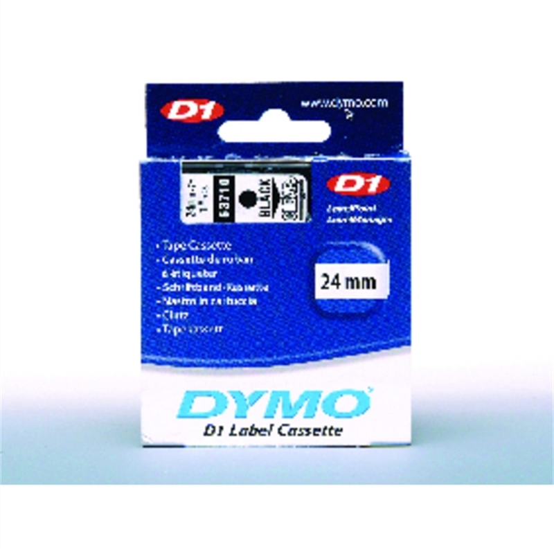 dymo-schriftbandkassette-d1-24-mm-x-7-m-schwarz-auf-farblos