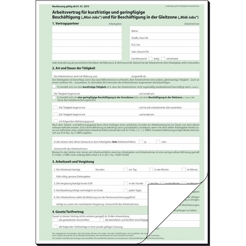 sigel-arbeitsvertrag-fuer-mini-midi-jobs-a4-2-x-2-blatt