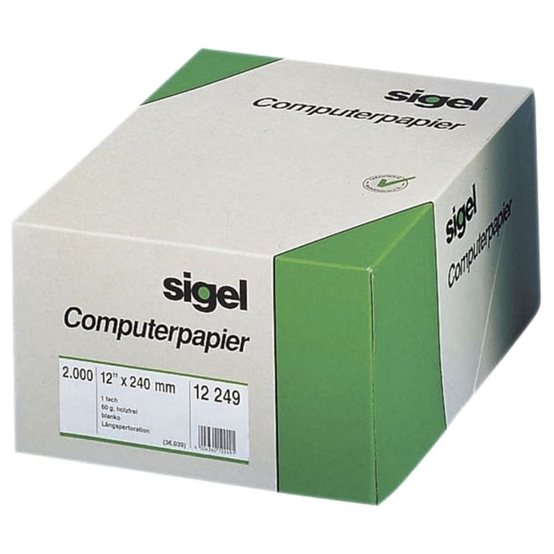 sigel-tabellierpapier-laengsperforation-240-x-304-8-mm-1fach-60-g/m-blanko-weiss-2-000-blatt