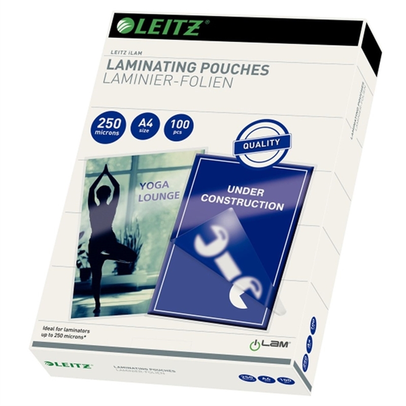 leitz-16935-folientasche-250-micron-fuer-a4-100-stueck
