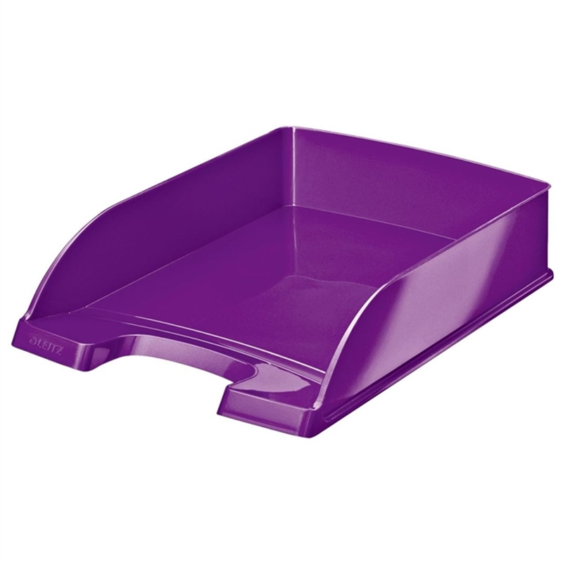 leitz-briefkorb-wow-polystyrol-a4-255-x-357-x-70-mm-violett-metallic