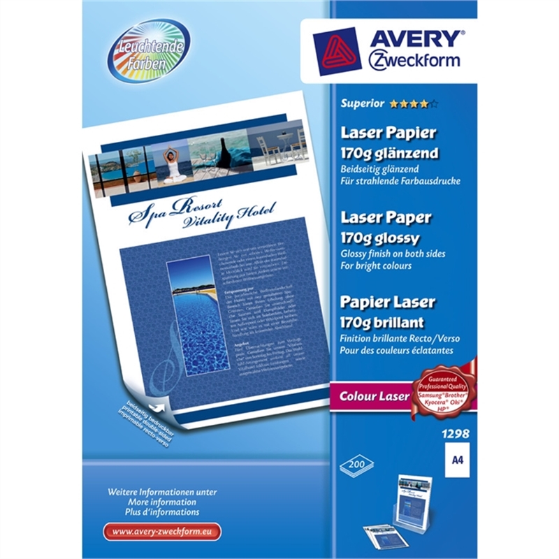 avery-zweckform-laserpapier-superior-a4-170-g/m-weiss-glaenzend-beidseitig-beschichtet-200-blatt