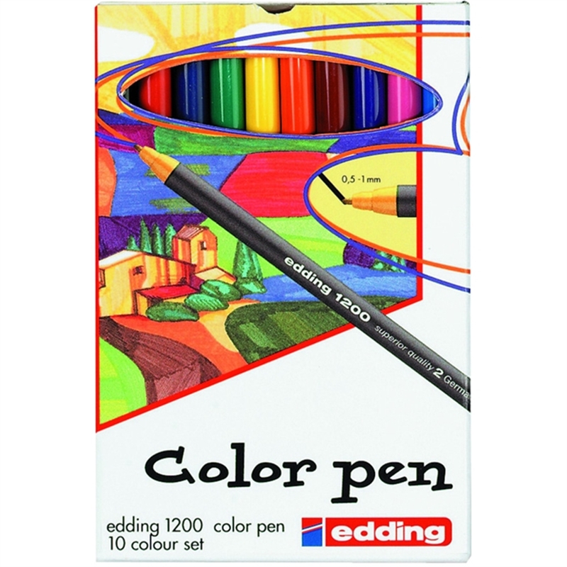 edding-faserschreiber-1200-color-pen-0-5-1-mm-schreibfarbe-10er-sortiert-10-stueck