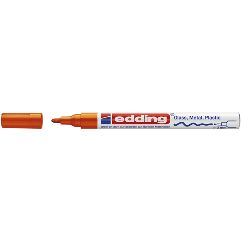 edding-lackmarker-751-rundspitze-1-2-mm-schreibfarbe-orange