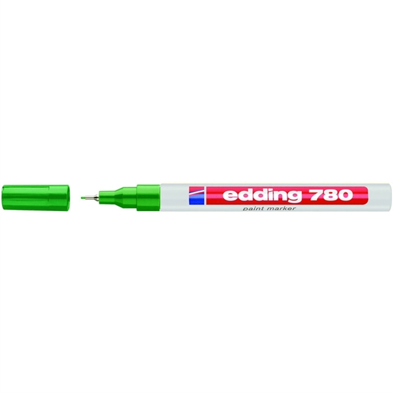 edding-lackmarker-780-einweg-rundspitze-0-8-mm-schreibfarbe-gruen