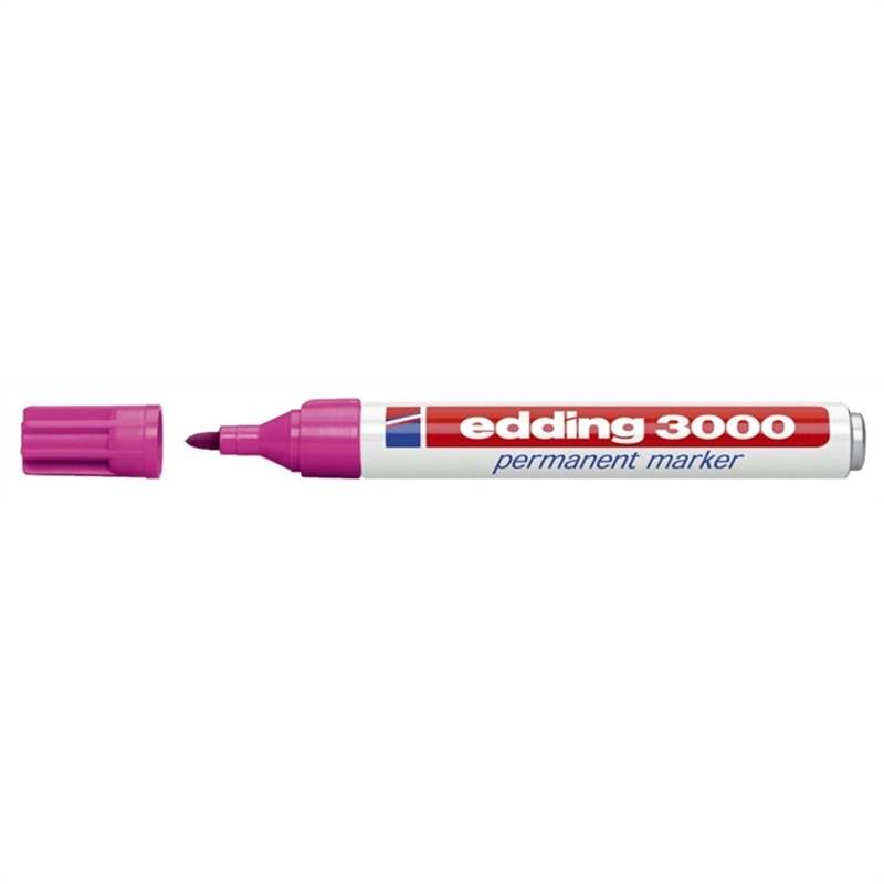 edding-permanentmarker-3000-rundspitze-1-5-3-mm-schreibfarbe-rosa