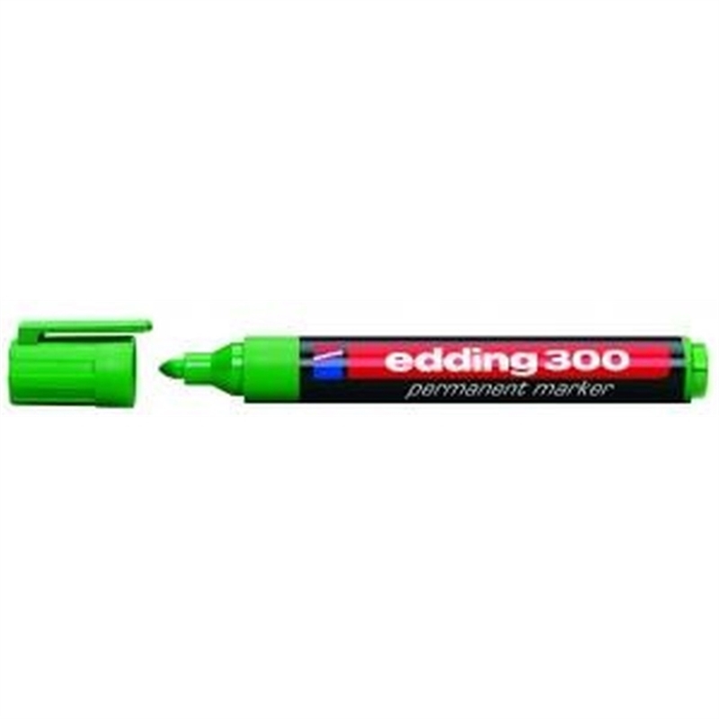 edding-permanentmarker-300-nachfuellbar-rundspitze-1-5-3-mm-schaftfarbe-schwarz-schreibfarbe-gruen