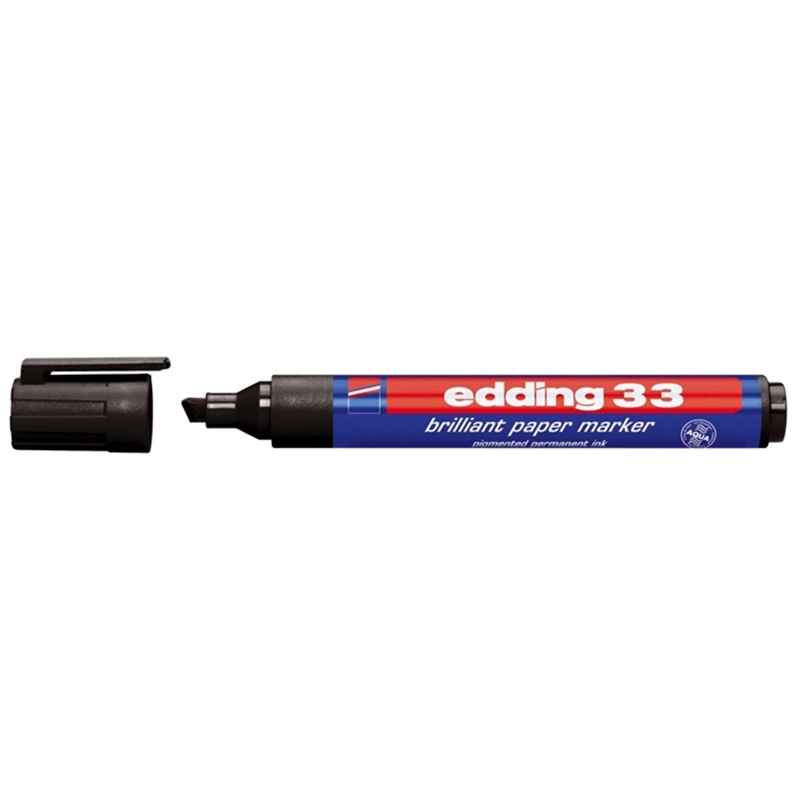 edding-pigmentmarker-brilliant-paper-marker-33-nachfuellbar-keilspitze-1-5-mm-schreibfarbe-schwarz