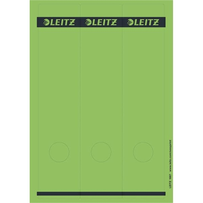 leitz-rueckenschild-auf-a4-bogen-selbstklebend-papier-breit-/-lang-61-x-285-mm-gruen-75-stueck