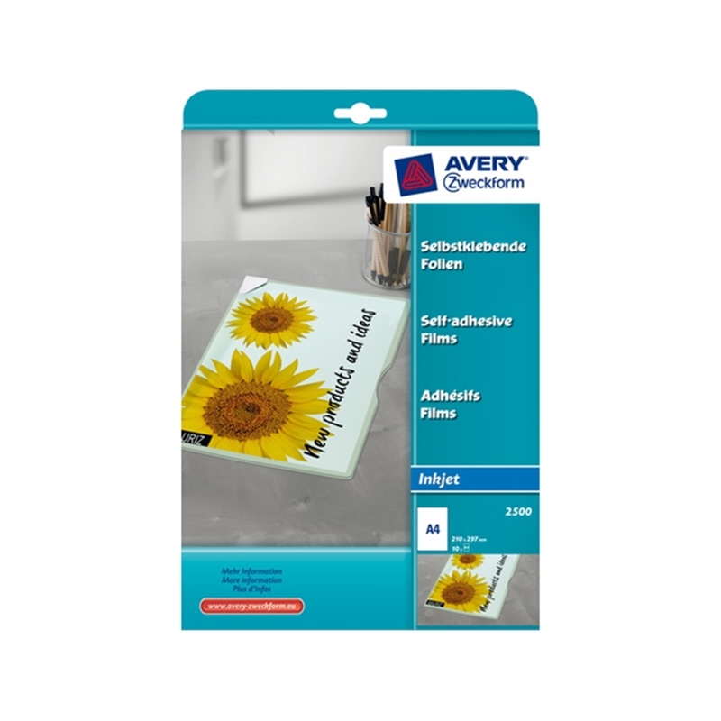 avery-2500-inkjetfolie-selbstklebend-a4-0-17-mm-transparent-10-stueck
