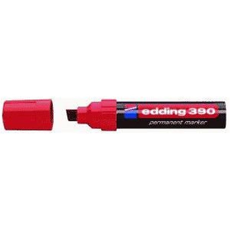 edding-permanentmarker-390-nachfuellbar-keilspitze-4-12-mm-schreibfarbe-rot