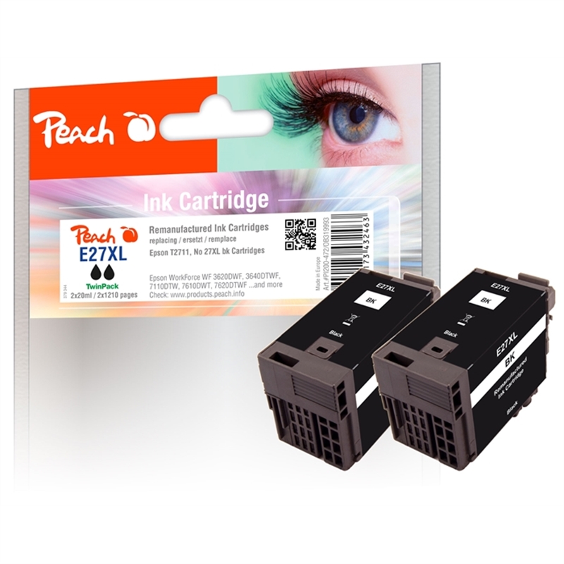 epson-no-27xl-bk-rem-twin-pack-pi200-472-2-ink-cartridge-2x20ml-schwarz