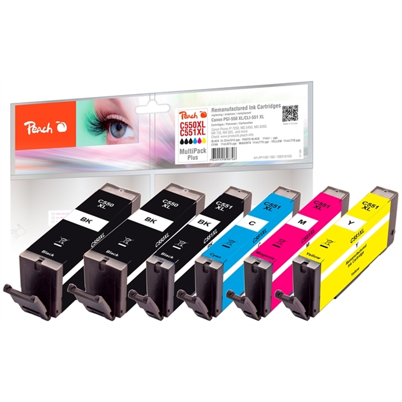 canon-pgi-550xl/cli-551xl-rem-multi-plus-pi100-188-2x-bk-schwarz-je-1-tintenpatrone-phbk-c-m-y-2x22/4x11ml