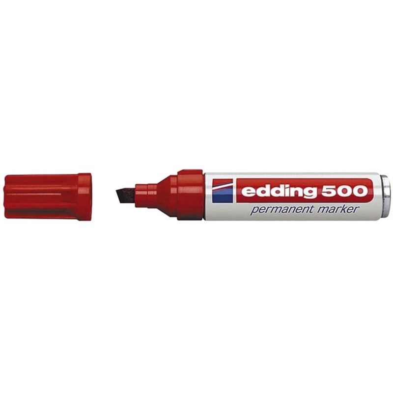 edding-permanentmarker-500-keilspitze-2-7-mm-schreibfarbe-rot