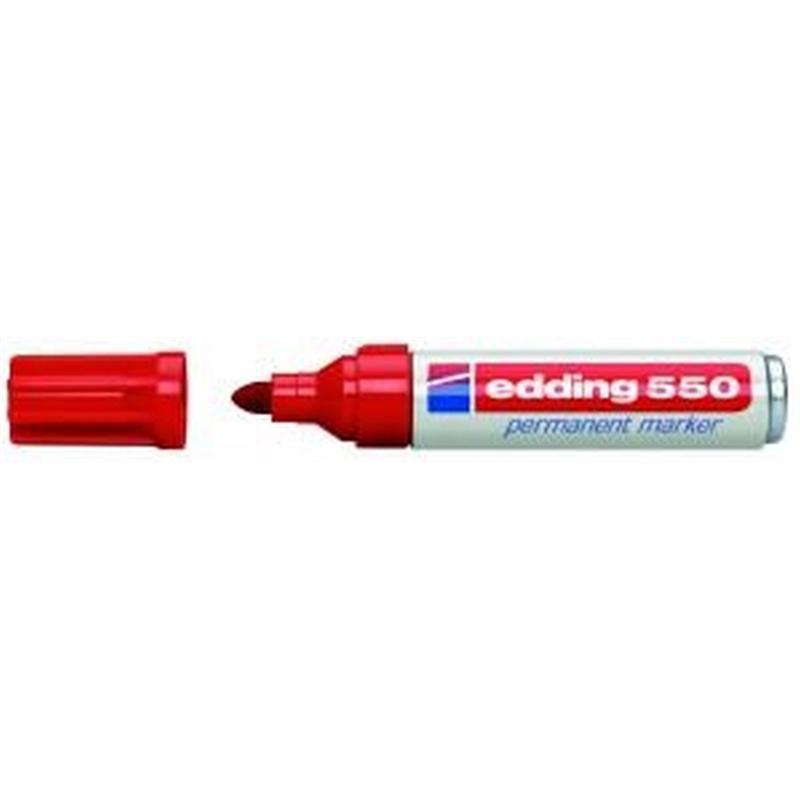 edding-permanentmarker-550-nachfuellbar-rundspitze-3-4-mm-schreibfarbe-rot