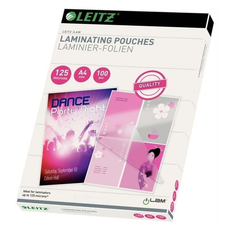 leitz-laminiertasche-a4-216-x-303-mm-0-125-mm-farblos-100-stueck