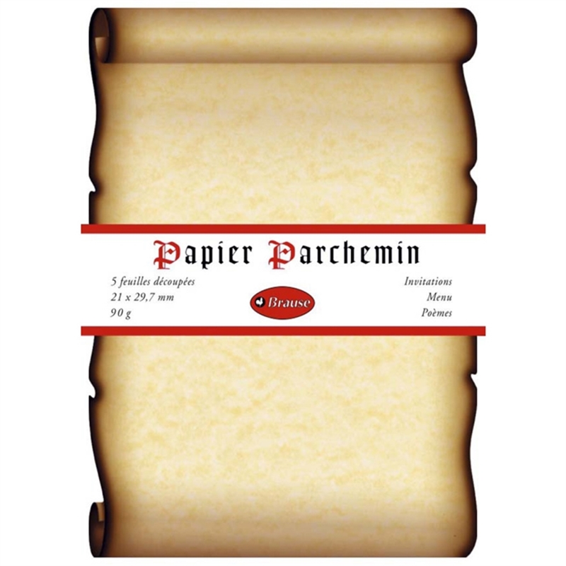 exacompta-427b-pack-5-boegen-kalligraphie-papier-mittelalter-pergament-din-a4