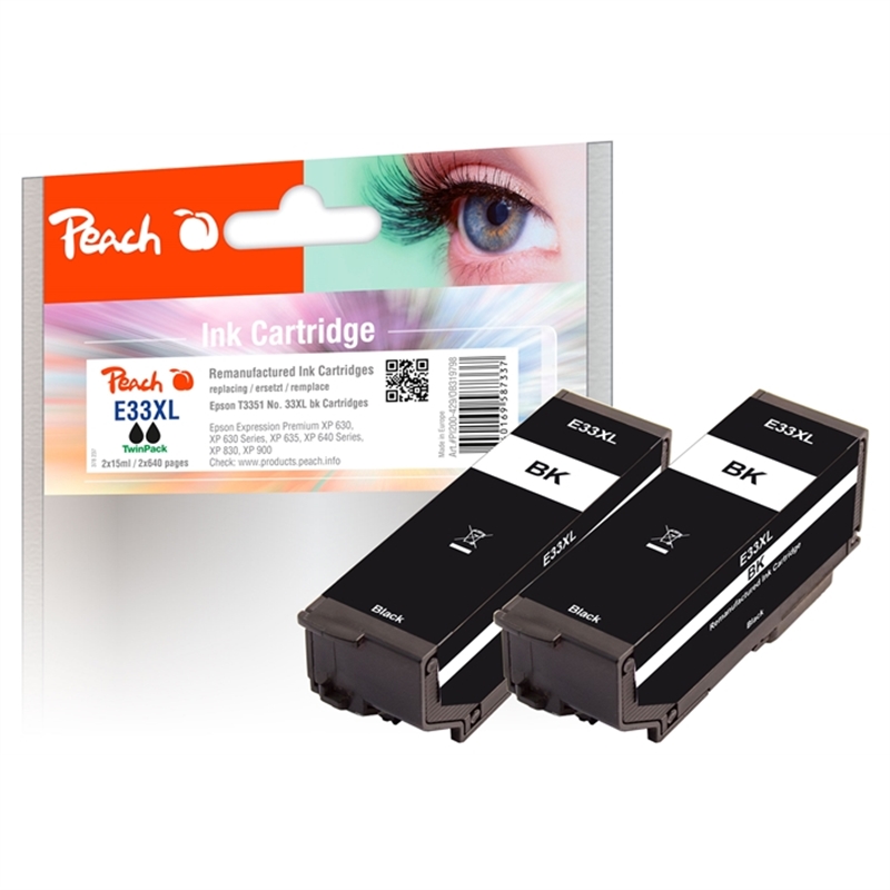 epson-no-33xl-bk-rem-twin-pack-pi200-429-2-ink-cartridges-schwarz