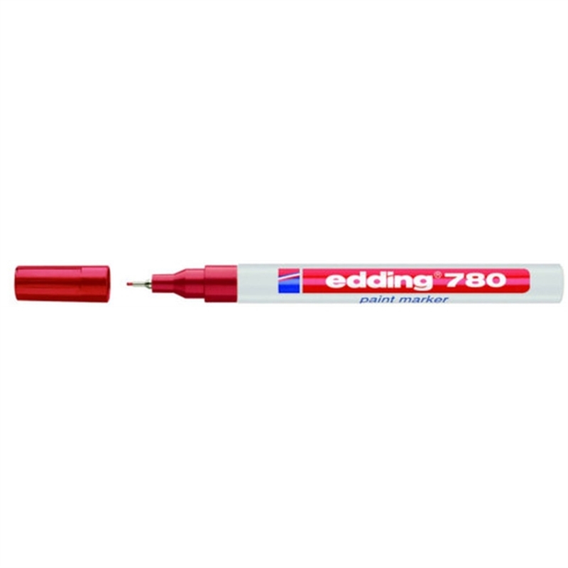 edding-lackmarker-780-einweg-rundspitze-0-8-mm-schreibfarbe-rot