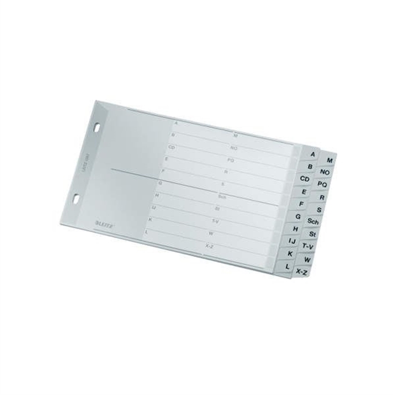 leitz-register-pp-a-z-a5-quer-23-8-x-13-cm-20-blatt-grau