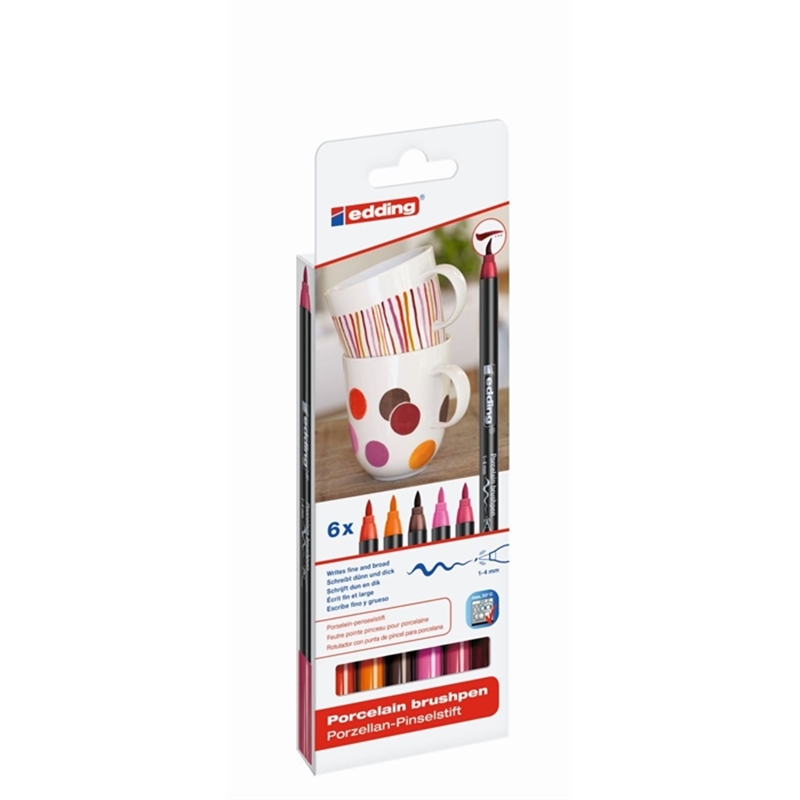 edding-porzellanmarker-rundspitze-1-4-mm-schreibfarbe-6er-rot-sortiert-6-stueck