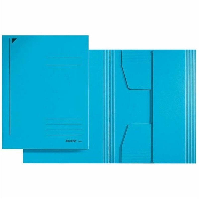 leitz-einschlagmappe-karton-rc-430-g/m-3-klappen-a4-24-2-x-31-8-cm-fuer-250-blatt-blau