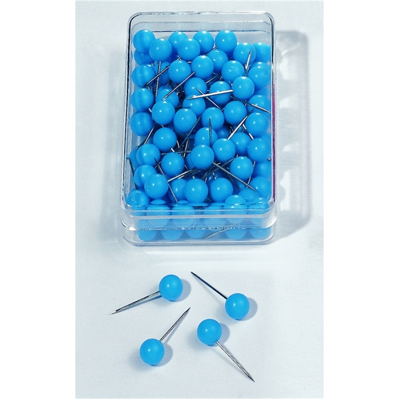 nobo-pinnnadel-rundkopf-kopfgroesse-6-mm-gesamtlaenge-13-mm-blau-100-stueck