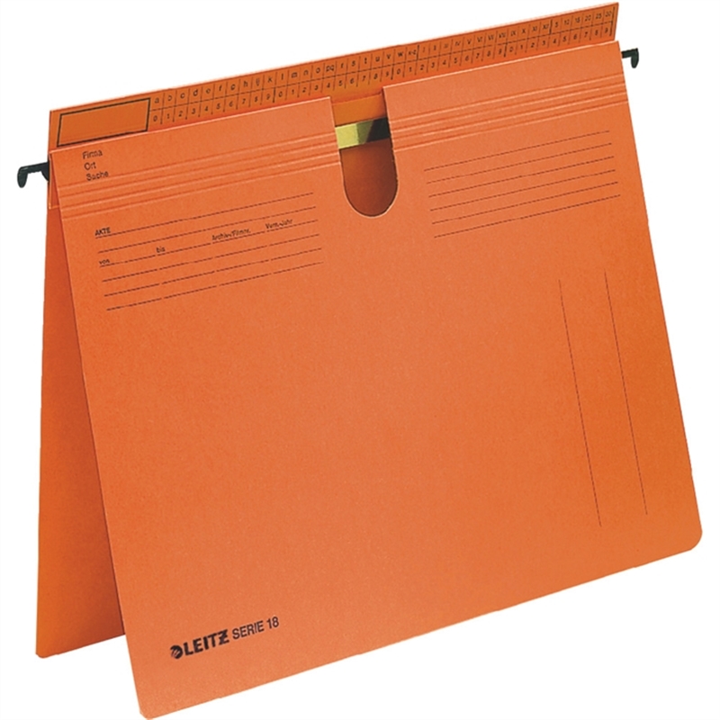 leitz-haengehefter-serie-18-manilakarton-rc-250-g/m-mit-ueberstehendem-reiterfalz-kaufmaennische-heftung/amtsheftung-a4-orange