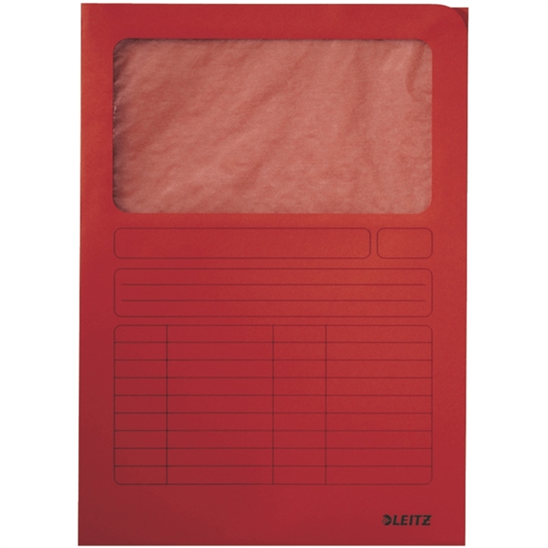 leitz-sichtmappe-karton-rc-160-g/m-a4-rot-100-stueck