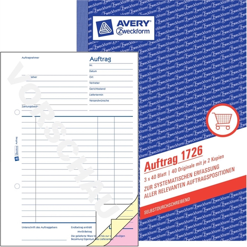 avery-zweckform-1726-auftrag-buch-a5-hoch-3fach-selbstdurchschreibend-1-/-2-/-3-blatt-bedruckt-einbandfarbe-blau-3x40-blaetter