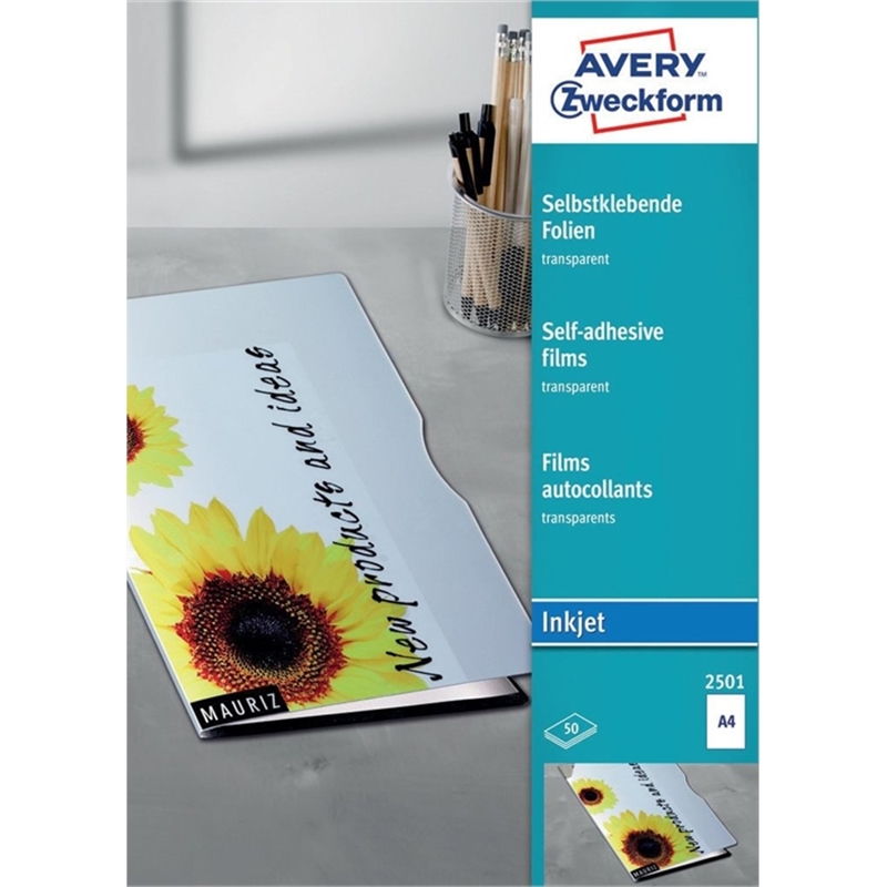avery-zweckform-2501-inkjetfolie-selbstklebend-a4-0-17-mm-transparent-50-stueck