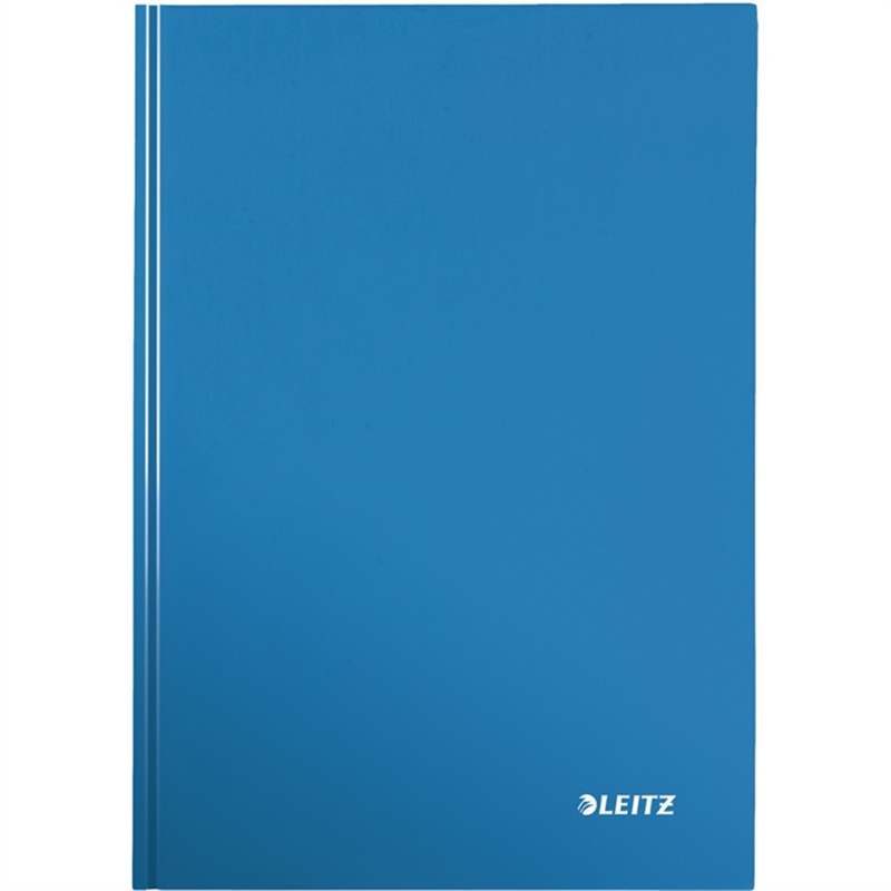 leitz-notizbuch-wow-liniert-a4-90-g/m-einbandfarbe-blaumetallic-80-blatt