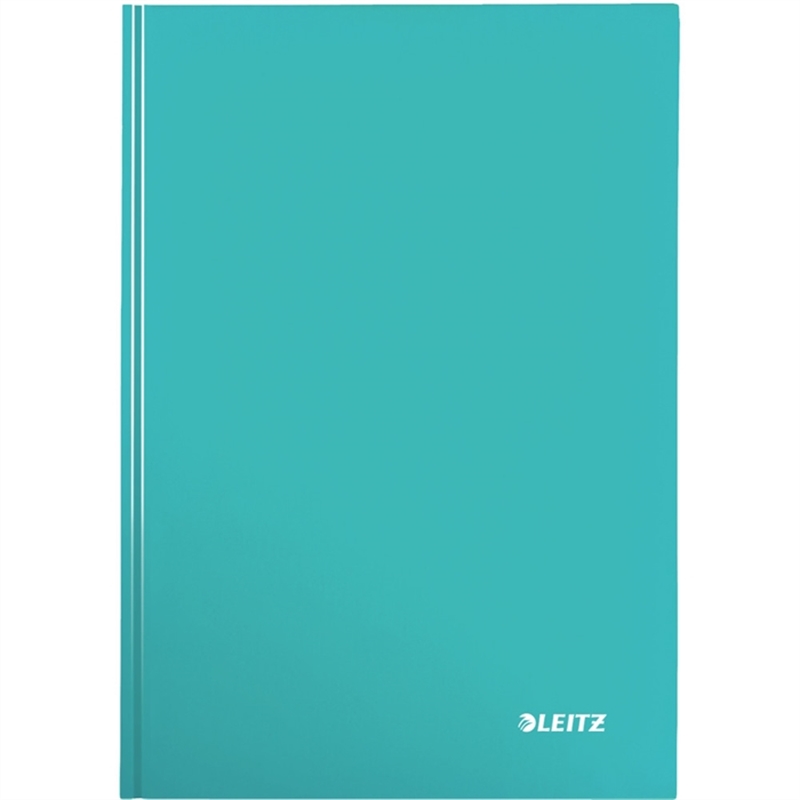 leitz-notizbuch-wow-liniert-a4-90-g/m-einbandfarbe-eisblau-80-blatt