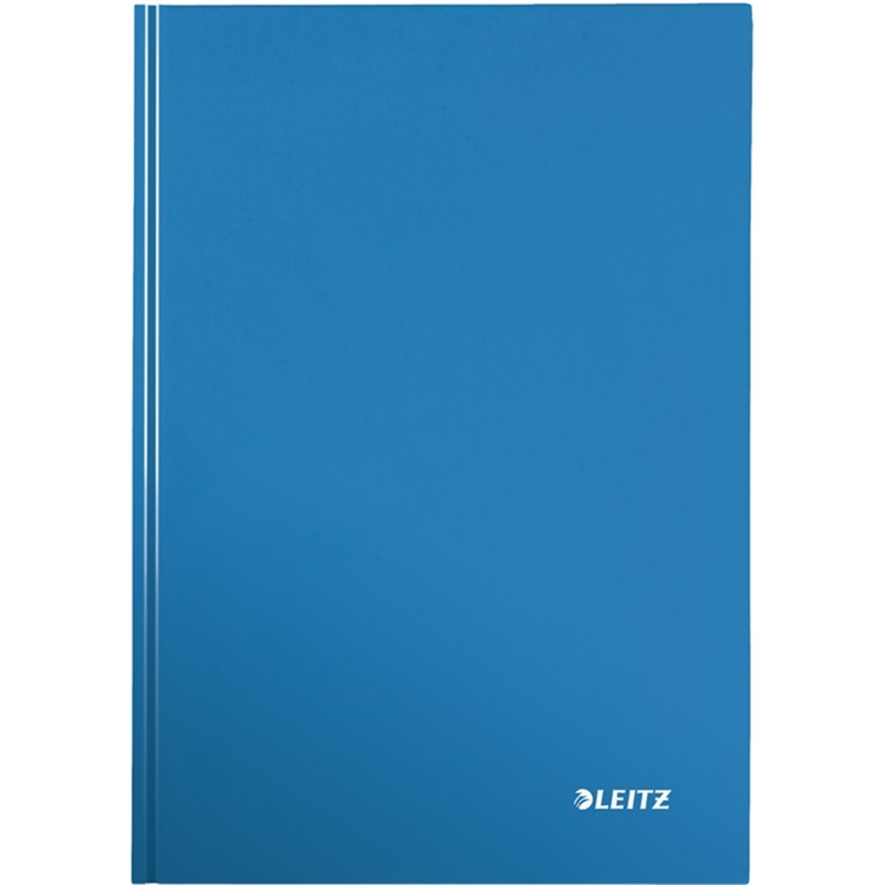 leitz-notizbuch-wow-kariert-a4-90-g/m-einbandfarbe-blaumetallic-80-blatt
