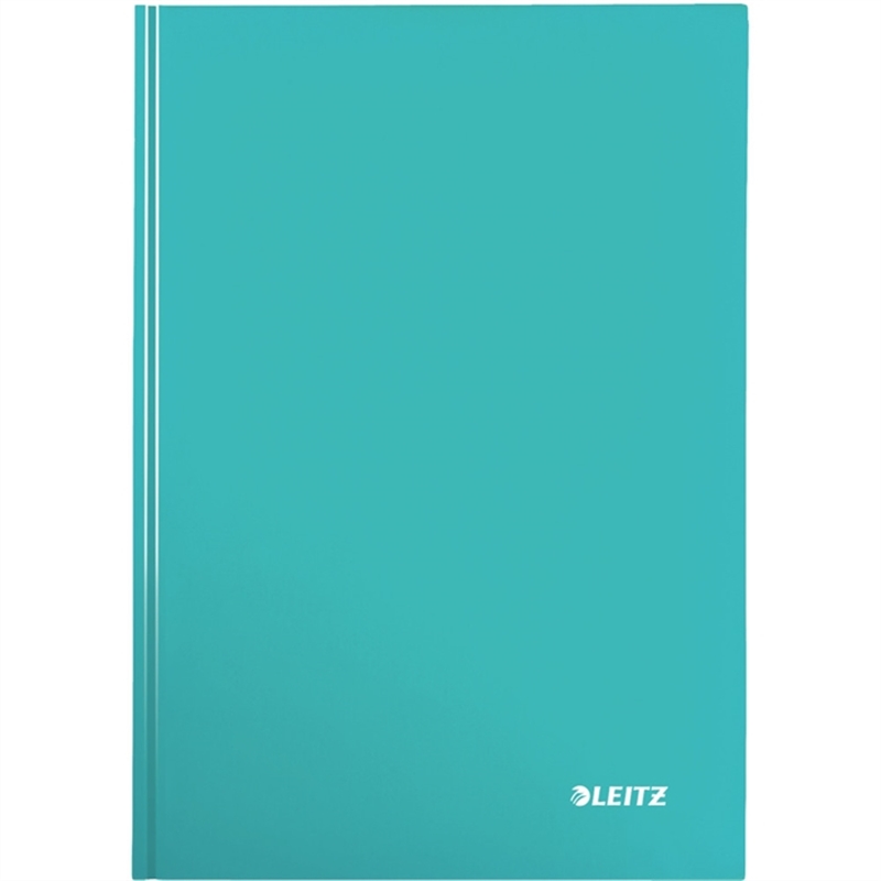 leitz-notizbuch-wow-kariert-a4-90-g/m-einbandfarbe-eisblau-80-blatt