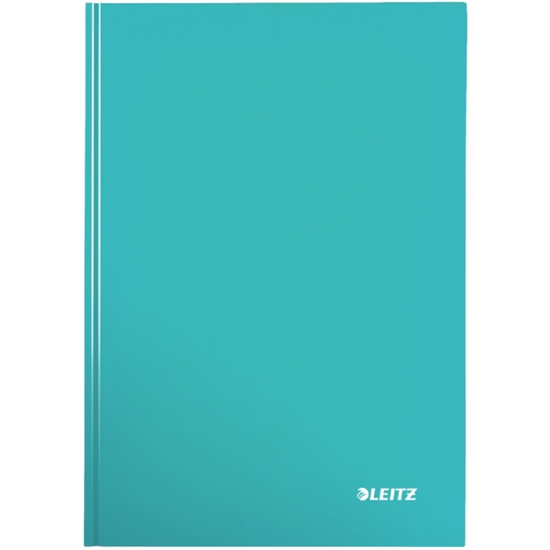 leitz-notizbuch-wow-kariert-a5-90-g/m-einbandfarbe-eisblau-80-blatt