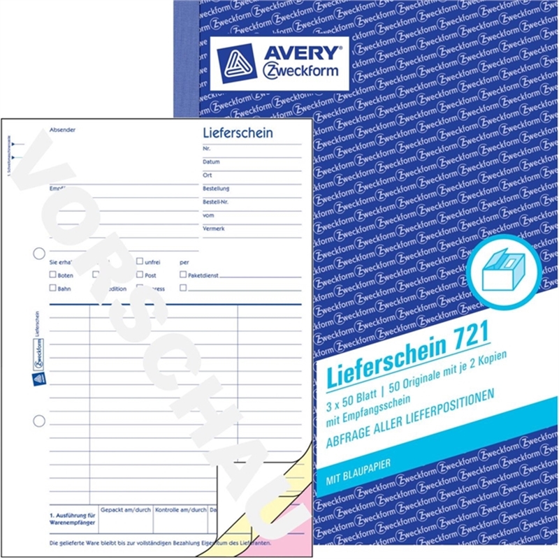 avery-zweckform-721-liefer-/empfangsschein-a5-hoch-3fach-1-/-2-/-3-blatt-bedruckt-einbandfarbe-blau-3x50-blaetter