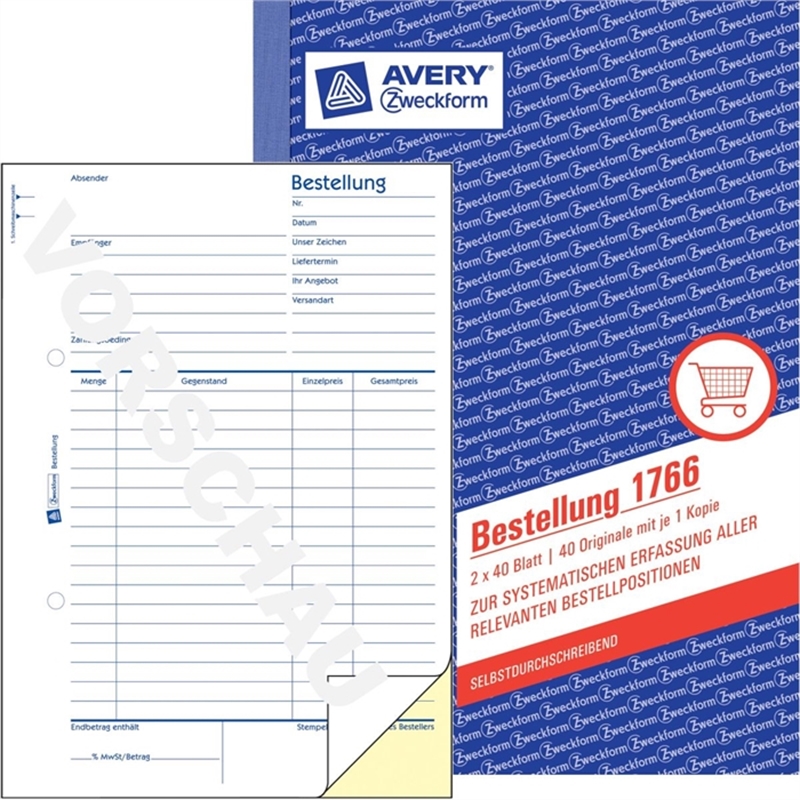 avery-zweckform-1766-bestellung-a5-hoch-2fach-selbstdurchschreibend-1-/-2-blatt-bedruckt-2x40-blaetter