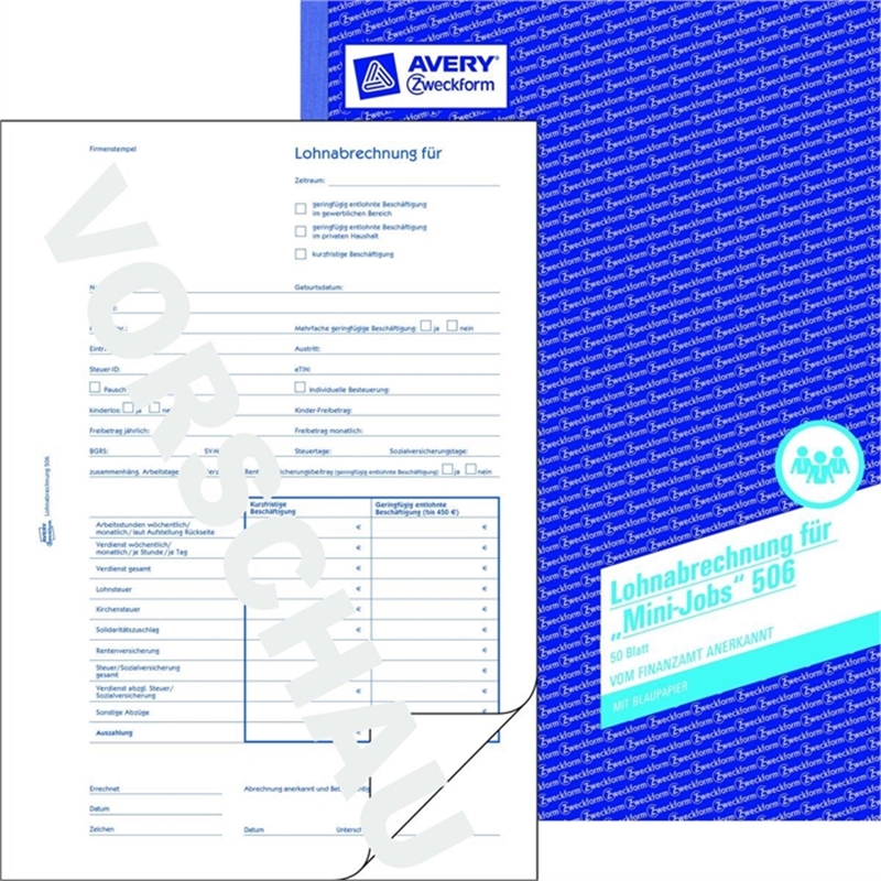 avery-zweckform-506-lohnabrechnung-mini-job-a4-einbandfarbe-blau-50-blaetter