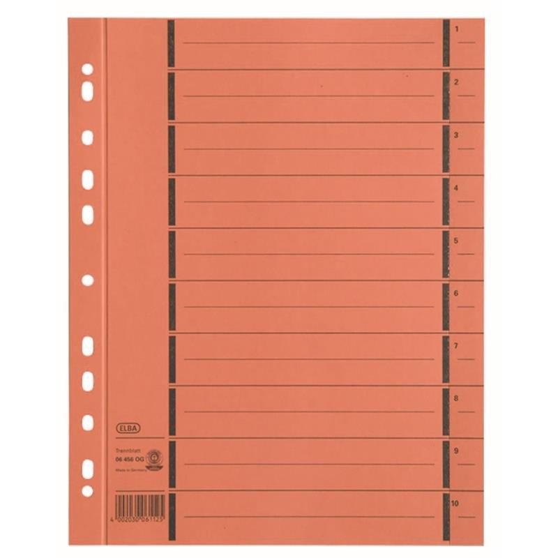 elba-trennblatt-a4-mit-perforation-aus-250-g/m-manilakarton-rc-orange