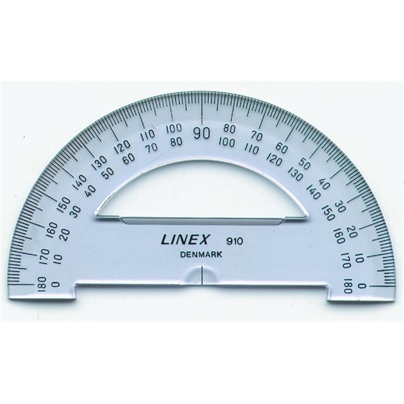 linex-910-schulwinkelmesser-100-cm-durchmesser-180-bogenlaenge-2-mm-stark