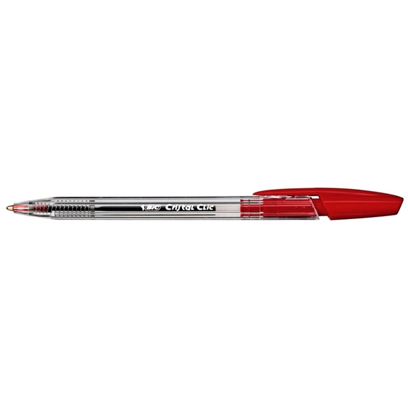 bic-8507341-druckkugelschreiber-cristal-clic-druckmechanik-0-32-mm-schreibfarbe-rot