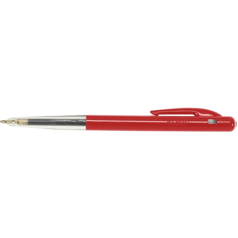 bic-kugelschreiber-m10-clic-einweg-druckmechanik-f-0-3-mm-schreibfarbe-rot