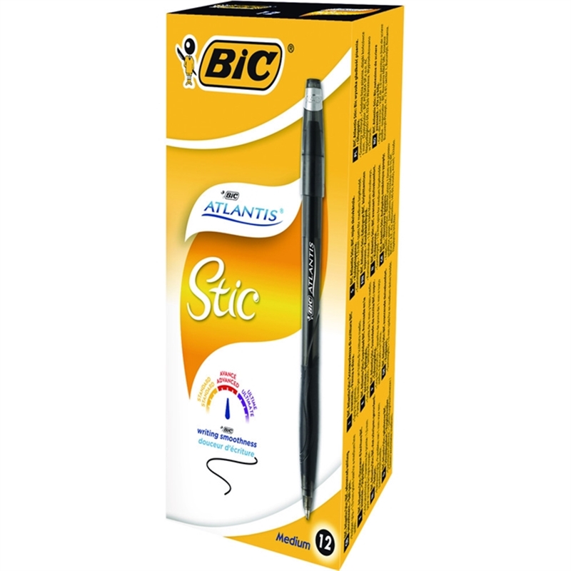 bic-kugelschreiber-atlantis-stic-mit-kappe-0-4-mm-schreibfarbe-schwarz-12-stueck