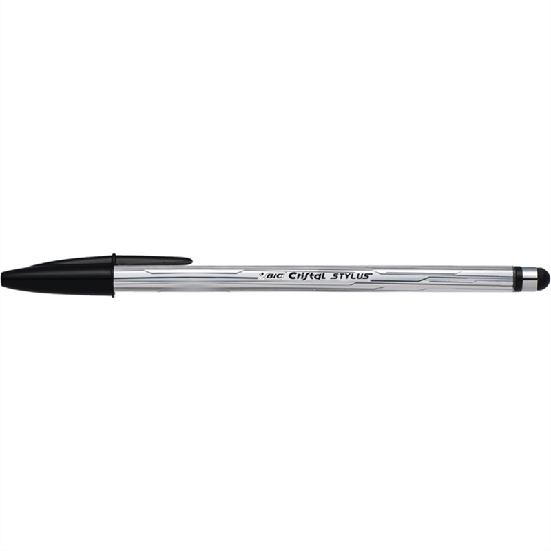 bic-kugelschreiber-cristal-stylus-0-4-mm-schaftfarbe-farblos-transparent-schreibfarbe-schwarz