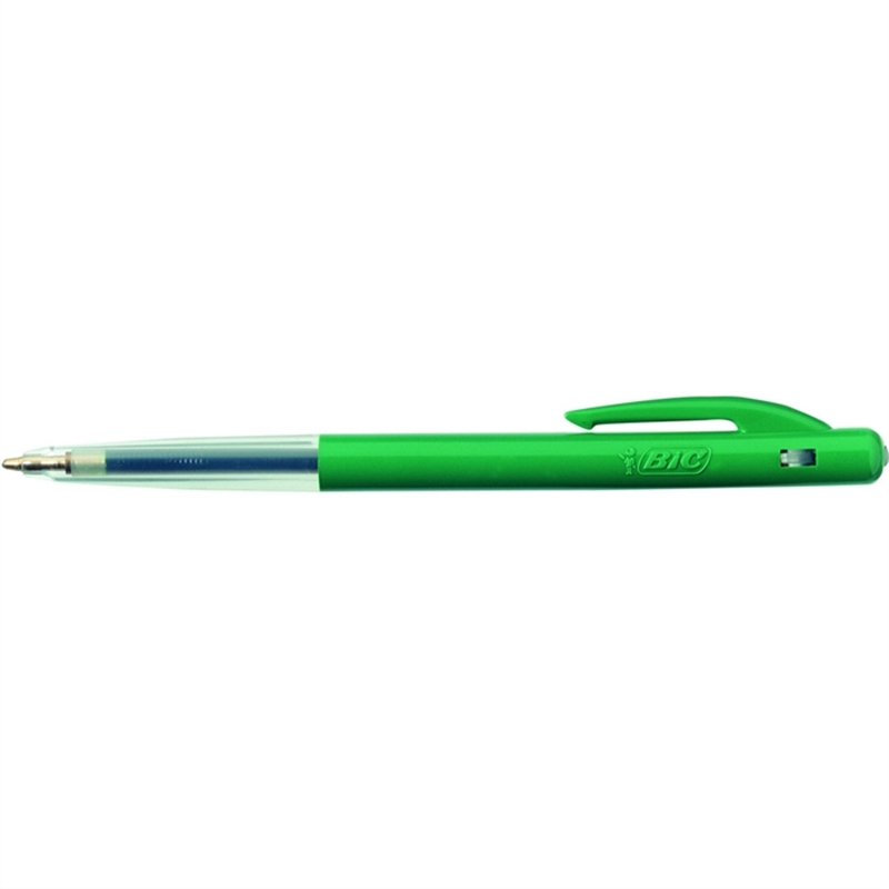 bic-kugelschreiber-m10-clic-einweg-druckmechanik-m-0-4-mm-schreibfarbe-gruen